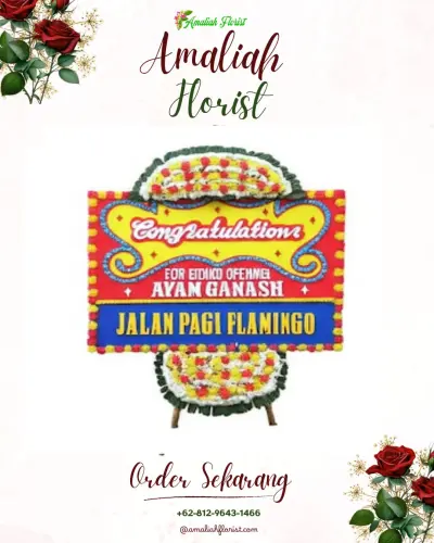 Bunga Papan Congratulation di Jatiluwih